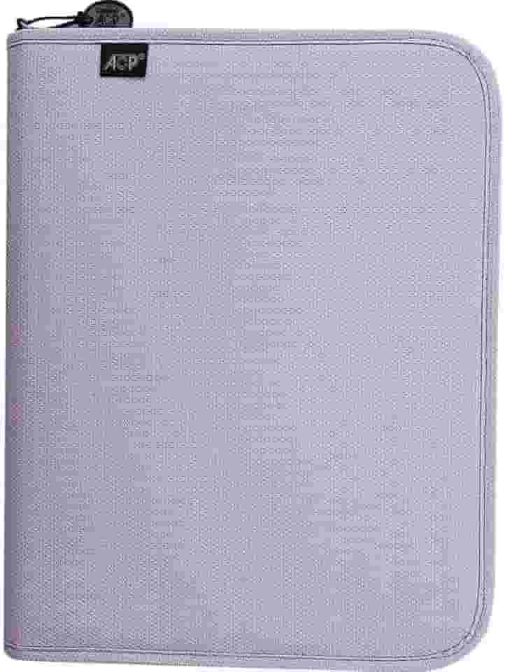 Fichário Escolar, Sweet, com Zíper, Lilás com Estojo + Divisórias, 96 Folhas, ACP