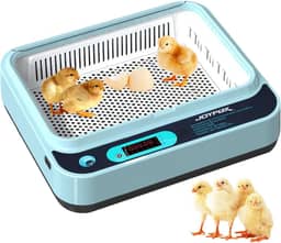 Incubadora Automática de Ovos Joyfox com Ovoscópio Integrado 48 Ovos, Abastecimento Automático de Água, Rotação 360°, Controle Digital de Temperatura – 127V
