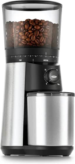 OXO Moedor De Café Cônico Brew Burr, Prateado