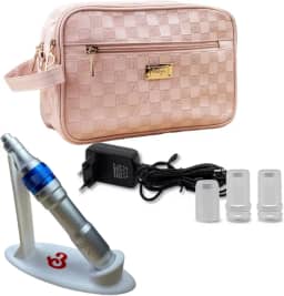 dermapen Smart Pen Caneta Elétrica para Microagulhamento, 5 Velocidades, Profundidade Ajustável 0,25-2,50mm