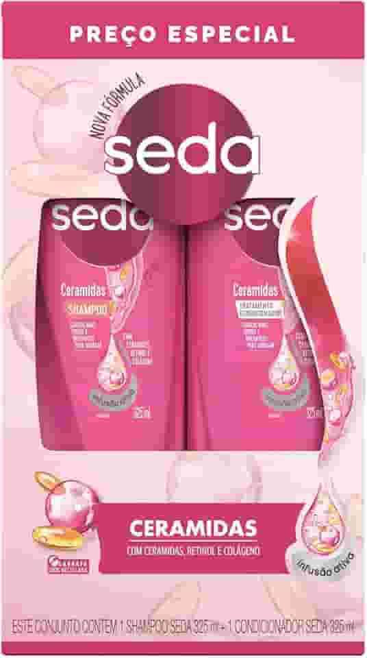 Seda Kit Shampoo E Condicionador 325 Ml Sos Ceramidas