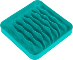 PET GAMES - Comedouro Funcional Flexivel e Lento Que Atiça a Procura por Alimentos para Cães e Gatos - Pet Wave - Verde