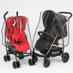 Capa de Chuva para Carrinho Bebê Protetora Vento Poeira Sereno Carrinho Bebê Universal Plástico Acabamento Reforçado Fechamento Botão