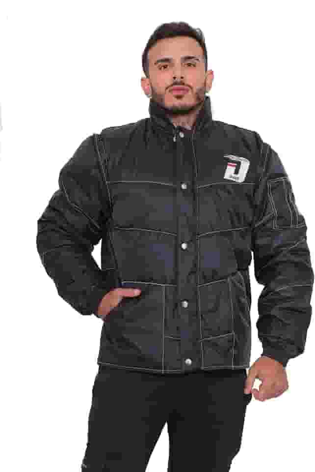 Jaqueta para motociclista masculino motoboy manga removível G