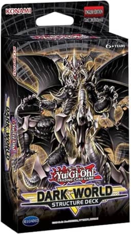 Konami Deck Estrutural Yu-Gi-Oh! Mundo Negro - Baralho de Cartas Colecionáveis - 1 Unidade
