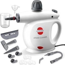 Outspurge Limpador A Vapor Portátil, Jato De Vapor Pressurizado Multissuperfície Com 13 Acessórios, Trava De Segurança, Vaporizador Para Limpeza De Pisos, Estofados, Rejuntes, Janelas, Sofás E Carro
