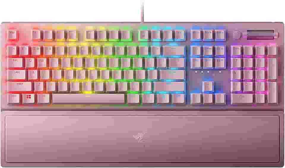 Teclado Blackwindow V3 Switch Green Razer Rosa - RZ0303541800R3M