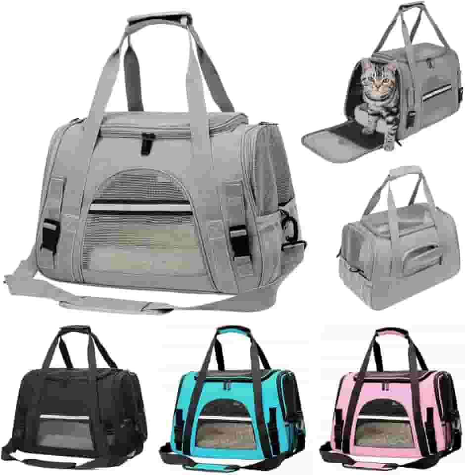 Bolsa Pet Transporte Viagem Avião Para Cães Gatos Luxo (rosaa)