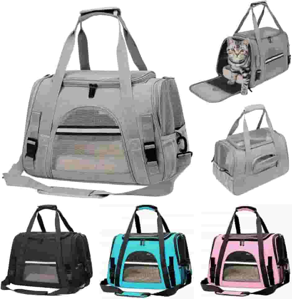 Bolsa Pet Transporte Viagem Avião Para Cães Gatos Luxo (rosaa)