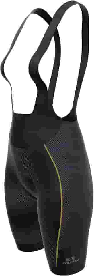 Bretelle Ciclismo Feminino Márcio May Race Carbon III - Gel - Preto/Dourado