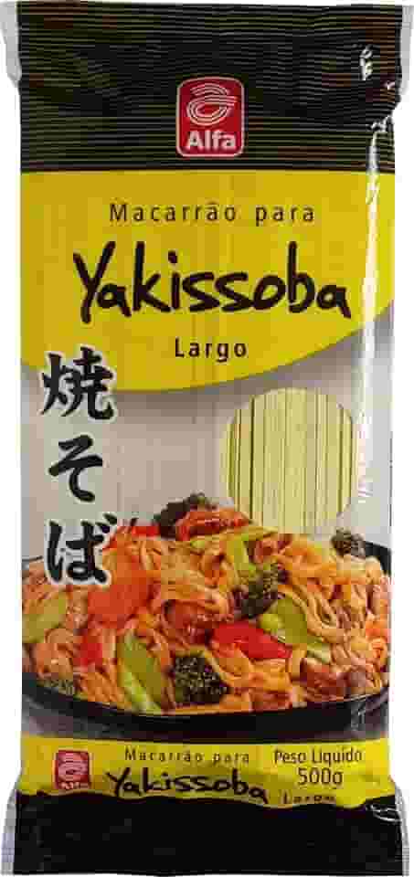 Macarrão Yakissoba Largo Alfa 500g
