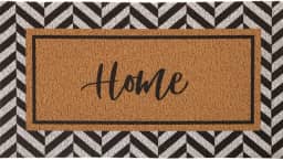 Capacho para Entrada 40x75cm Vinil com Moldura - Kapazi Linha Home Antiderrapante