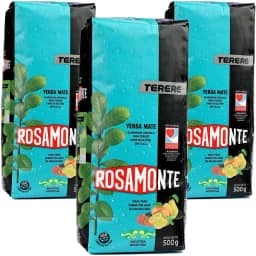 Kit 3 Erva Mate Argentina Rosamonte Tereré 500g