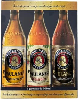 Cerveja Alema Paulaner Garrafa 500ml Kit com 3 Un