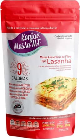 Konjac Massa MF Lasanha Zero Carboidrato Konjac Massa Mf 270G