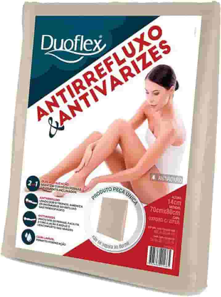 Travesseiro Antivarizes & Antirrefluxo, 50x80cm, Bege, Duoflex