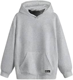 Blusão Moletom Canguru Infantil Liso Básico com Capuz e Bolso