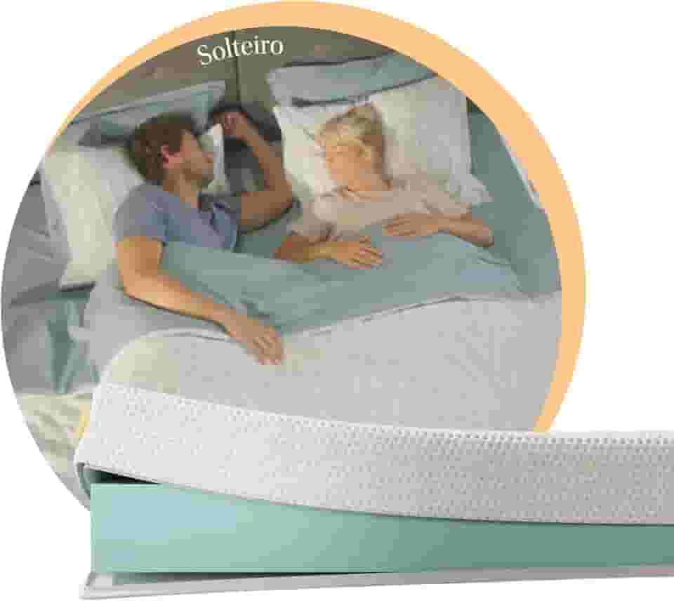 Colchão Solteiro de espuma D28 Emma Basics 17cm – com tecnologia alemã, 100 noites de teste e 5 anos de garantia.