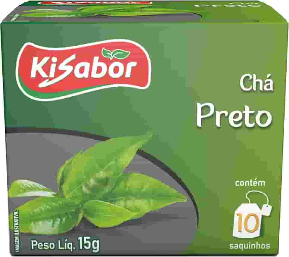 Kisabor, Chá Preto, Para infusão, 15 Gramas com 10 Saquinhos