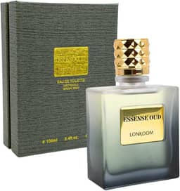 Perfume Essense Oud Lonkoom Eau de Toilette Masculino Fragrância Amadeirado Intenso (100ml)