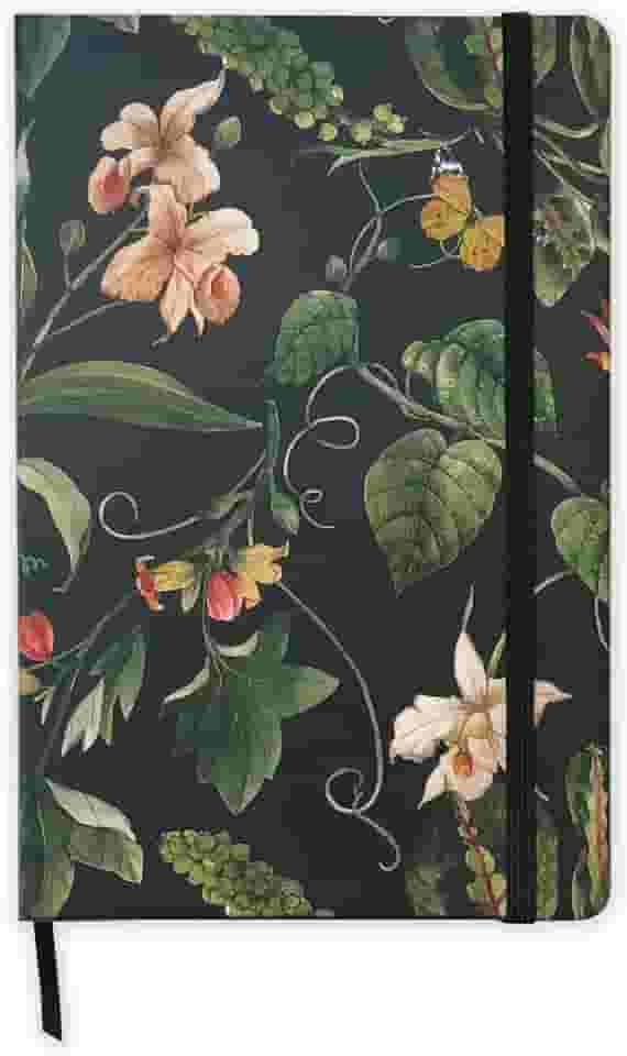 Caderneta 13x20 Flores - Pontilhada - Guio Art - Bullet Journal | Caderno pontilhado