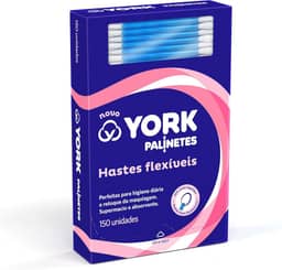 York Hastes Flexíveis De Algodão Palinetes 150 Unidades Pacote De 150