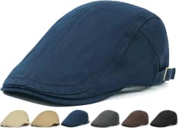 Boina masculina de algodão para dirigir