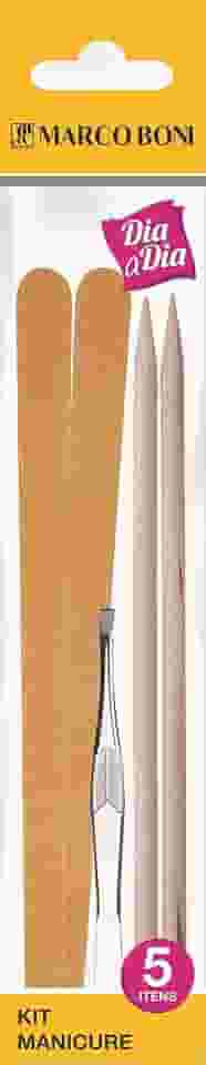 Kit com 02 Lixas, 02 Palitos e 01 Pinça, 6018, Marco Boni, 5 Itens