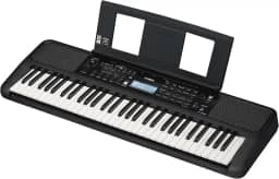 Yamaha, Teclado Arranjador Yamaha PSR-E383 Teclas Sensitivas e Fonte
