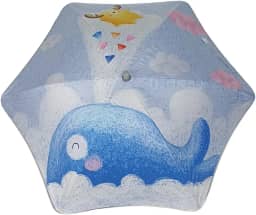 Guarda-Chuva Infantil Blackout Estampas Lúdicas Proteção Solar UV Seguro para Crianças Reforçado