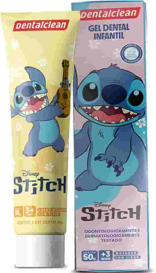 Dentalclean Gel Dental Infantil Sabor Tutti-Frutti Com Flúor 50g, Stitch