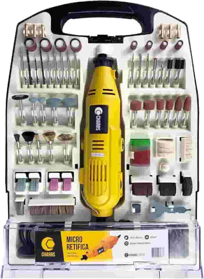Micro Retífica com 234 Acessórios e Maleta CH2904-X Charbs - 110V