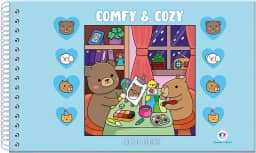 Comfy and Cozy Blue - Para Colorir