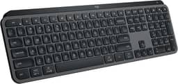 Teclado sem fio Logitech MX Keys S com Clique Silencioso, Teclas Programáveis, Iluminação Inteligente, Conexão Bluetooth ou Receptor USB Logi Bolt e Bateria Recarregável - Grafite