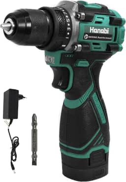 Parafusadeira furadeira Brushless 10mm Leve Sem Fio Bateria 16.8V 1500mAh Portátil Hanabi