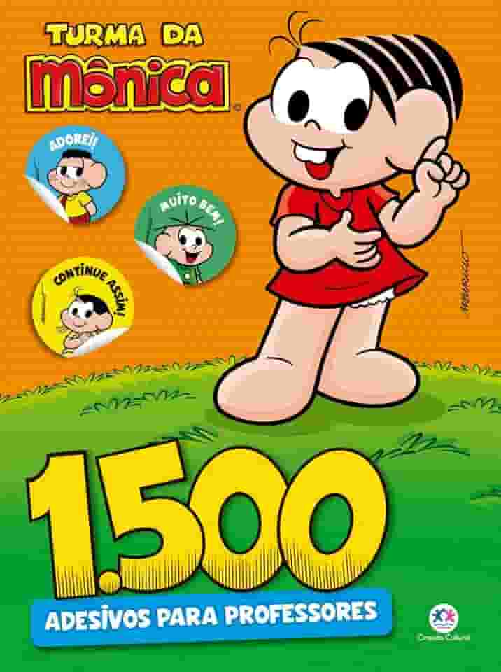 1500 adesivos para professores - Turma da Mônica