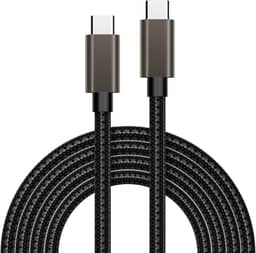 Cabo Usb C Profissional Indestrutível 2 metros Para iPhone 16 iPhone 15 iPhone 16 Pro e iPhone 15 Pro (carregamento até 100W Transmite video 4K 60Hz e transfere arquivos em até 20 Gbps)