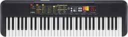 Yamaha PSR-F52 - Teclado digital portátil e compacto com 61 teclas, 144 vozes de instrumentos e 158 estilos de acompanhamento, preto
