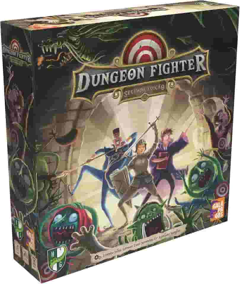 Galápagos, Dungeon Fighter (2ª Edição), Jogo de Tabuleiro para amigos, 1-6 jogadores, 30-60min