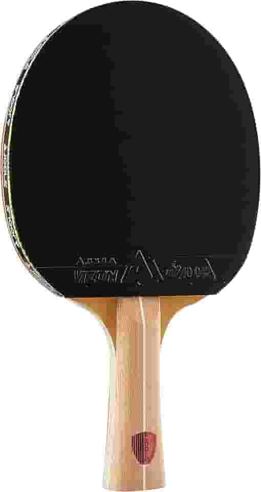 JOOLA Controle Ômega – Tournament Ping Pong Paddle – Raquete de tênis de mesa para treinamento avançado com cabo alargado – Inclui adaptador de borracha de tênis de mesa 32 – Projetado para controle