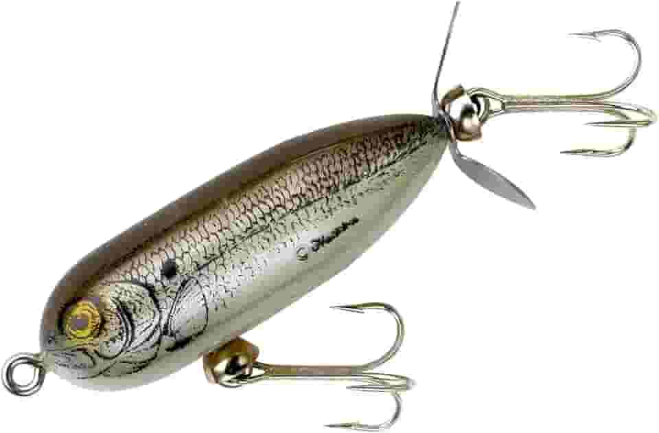 Isca de pesca Heddon Torpedo Prop-Bait Topwater com ação giratória
