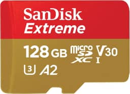 Cartão de memória SanDisk Micro SD Para Câmera de Ação 128GB UHS-I com Adaptador - SDSQXAA-128G-GN6MA