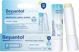 Bepantol Derma Protetor Labial Diário, Hidratante Labial FPS 50, 4,5g