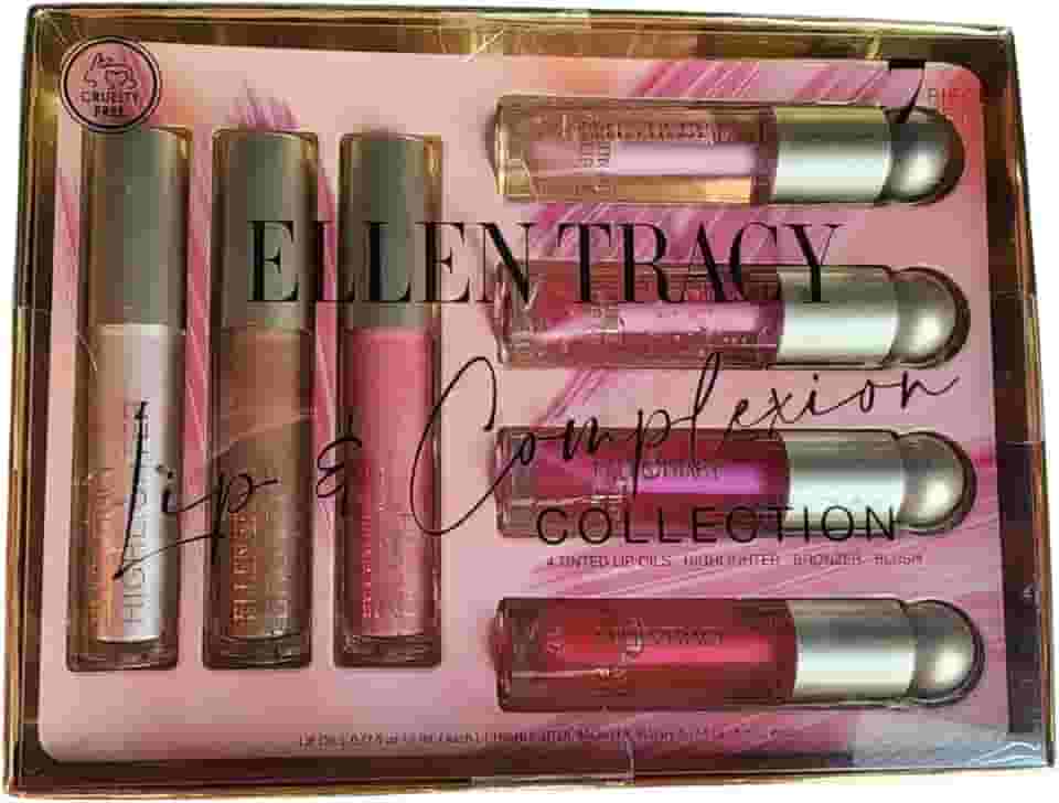 KIT DE MAQUIAGEM PARA LABIOS E PELE (4 Lip Oil, 1 Blush, 1 Bronzer, 1 Iluminador) IMPORTADO