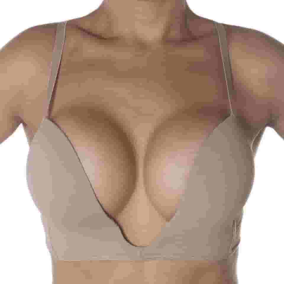 Sutiã push up efeito silicone decote profundo mágico Nayane Rodrigues