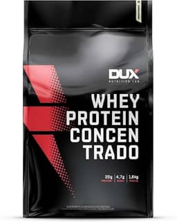 Whey Protein Concentrado Chocolate Branco Refil 1.8kg – Contribui Para o Ganho Muscular Hipertrofia – Dux Human Health