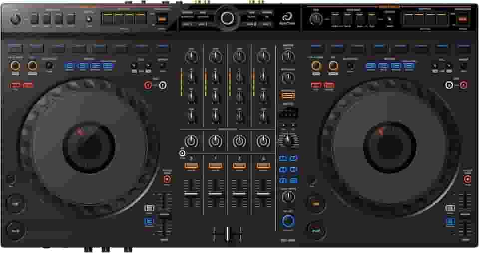 Controlador de DJ Pioneer DJ AlphaTheta DDJ-GRV6 com desempenho de 4 canais