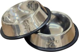 Kit 2 Comedouro 200ml Inox Tigela Pote Ração Água Cão Gato Pequeno