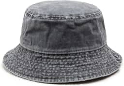 Chapéu Bucket Jeans Adulto Regulagem Unissex Pescador Proteção Solar Moda