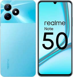 Smartphone Realme Note 50 RMX3834 3 GB de RAM/64 GB/Tela 6.74"/Dual Sim LTE - Azul celeste